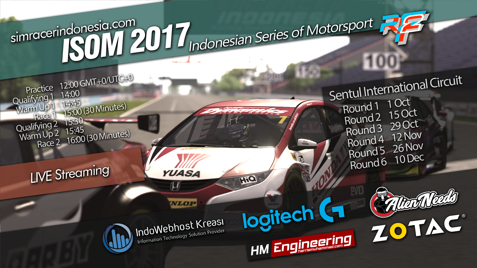 Timothy Isom Motorcycle Racer ISOM 2017 is Coming Soon! – Sim Racer Indonesia